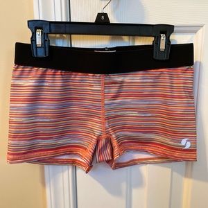 Colorful athletic/workout shorts